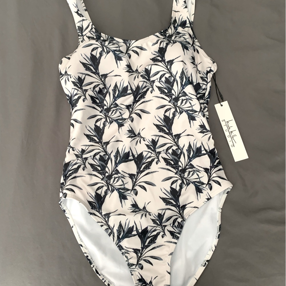 BNWT Nicole Miller Moonless Night Print  One-Piece Swimsuit